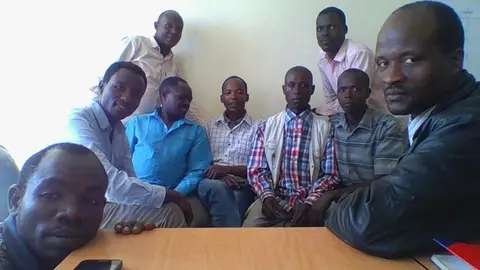 dime Orthography team/ ዲምኮ  ኦርቶግራፍም ኹንጥይድ እያፍስ\ የድሜን  ኦርቶግራፍ  የሰሩ  ሰዎች።